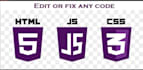 edit or fix any html, css, javascript code on your website