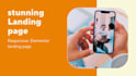 design responsive wordpress landing page, also using figma