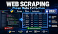 do web scraping, data extraction and data mining with python