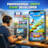 create you a casual ,hyper casual unity mobile game with ads