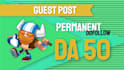 guest post on my da 50 website with dofollow
