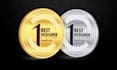 design realistic 2d, 3d cryptocurrency coin, bitcoin, blockchain, nft logo
