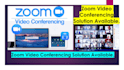 providing zoom meetings webinar support, virtual background