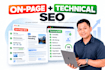 do website onpage, technical seo, website audit and keywords research