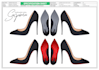 create heels shoes, flats footwear women design