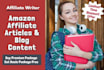 write high quality amazon affiliate article and blog posts