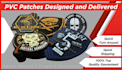 do soft pvc rubber patches designed and deliver to your doorstep