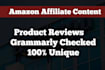 write amazon affiliate content for blog