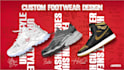 design professional custom sneakers and footwear for your brand