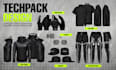 create clothing, fashion techpack design for manufacturing production