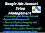 setup and manage your google ads account