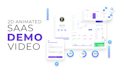 craft 2d animated explainer video, saas video ad