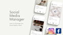 be your facebook or instagram page manager