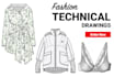 create complete fashion tech pack design