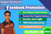 do facebook  promotion any product millions of people USA,UK