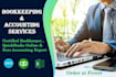clean up messy quickbooks and xero for UK limited companies
