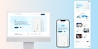 design creative website design or landing page website UI UX