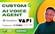 build custom ai voice agents  using vapi, retell, make n8n