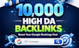 create high da dofollow backlinks for top SEO rankings