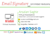 create clickable HTML email signature