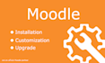 install, upgrade or customize moodle