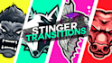 do animated stinger transitions for twitch, youtube, mixer