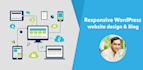 build responsive wordpress website design and blog
