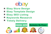 do ebay SEO products listing with html template design