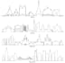 design skyline illustration with city landmarks