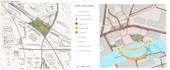 architectural site analysis maps or diagrams