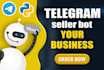 develop telegram seller chat bot with python