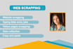 do data entry and web scrapping, yellow pages scrapping