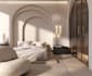 create a 3d modern bedroom interior design