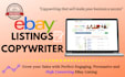 write persuasive ebay listing product descriptions