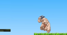 put your face in a side scrolling platform game
