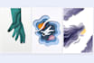design illustrations in papercut style for you