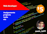 help html, css, javascript, react assignment, project, task