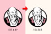 convert or trace your image to vector file  quickly high quality