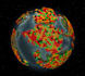 build 3d globe using d3 or webgl