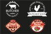 design unique butcher logo only 12 hours