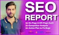 offer hand written SEO audit report and action plan to rank