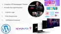 create news wordpress website or impressive  blog website