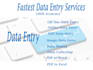 do any kind of data entry work on excel or word, PDF