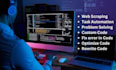 develop python projects, scripts, web scraping, and automation bots