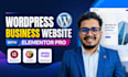 create a wordpress business website with elementor pro