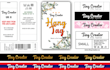 design clothing care label, hangtag, barcode label and tape