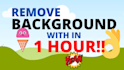 remove background from photo in one hour