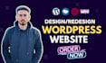 create wordpress website design, wordpress website development
