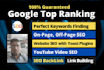 do google top rank your website by white hat SEO