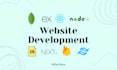 do website development as a full stack developer, front end developer